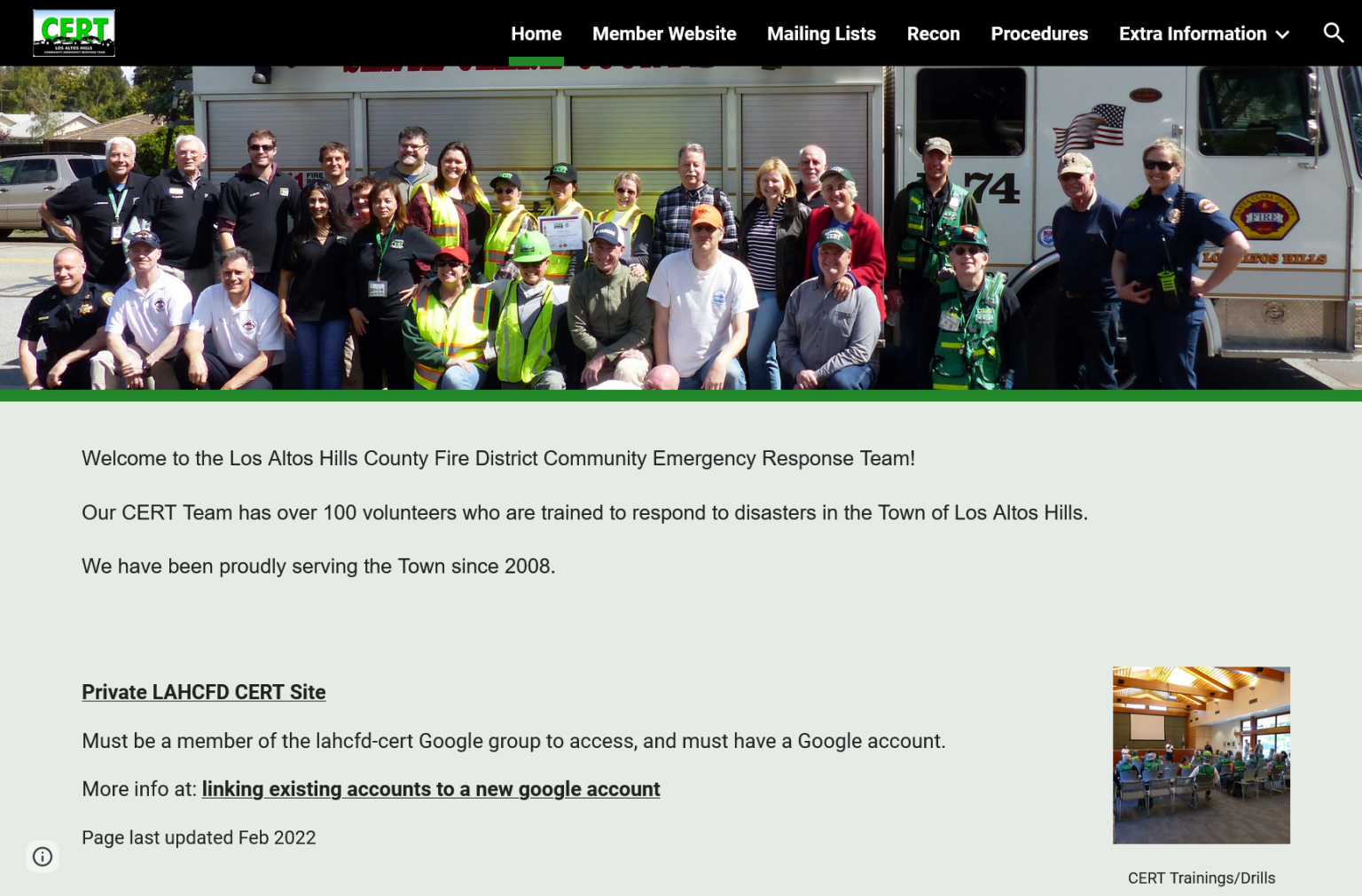 CERTs! Los Altos Hills County Fire District