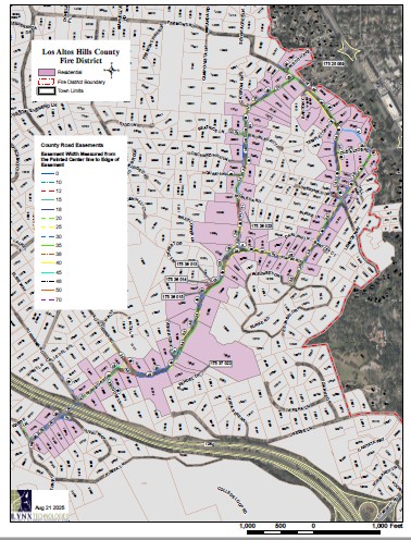Robleda-Burkee Evacuation Project Parcel Map.