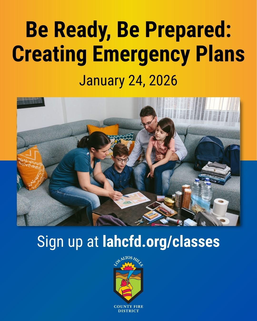 Be Ready, Be Prepared: Creating Emergency Plans January 24, 2025. 