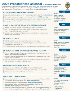 2026 Los Altos Hills County Fire District Preparedness Guide cover