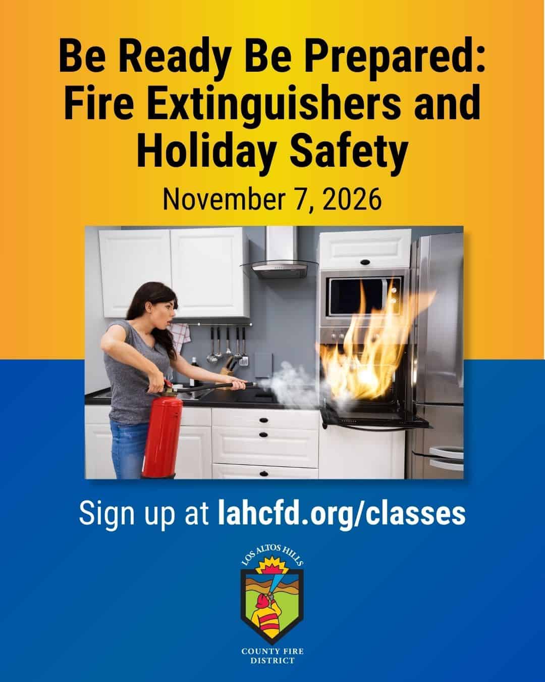 Be Ready Be Prepared: Fire Extinguishers and Holiday Safety