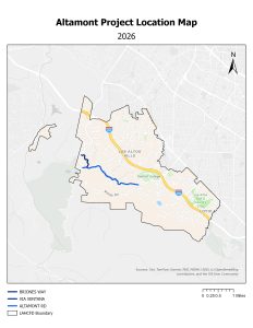 Altamont 2026 Project Location Map
