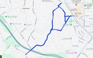 Robleda-Burke Route Map 2025